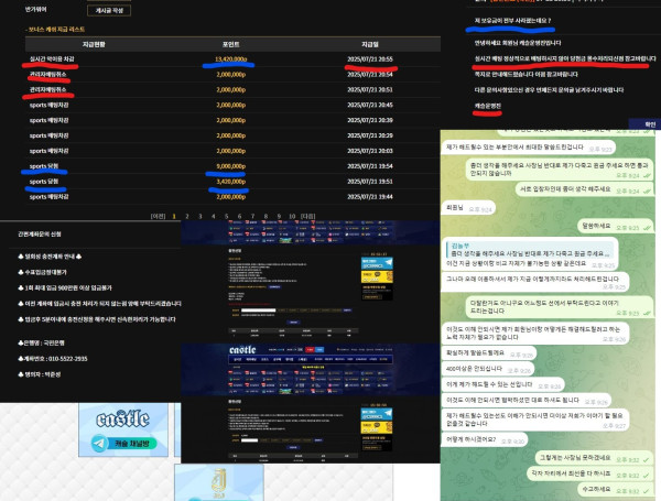 캐슬카지노 먹튀자료2