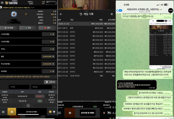 비윈카지노 먹튀자료들